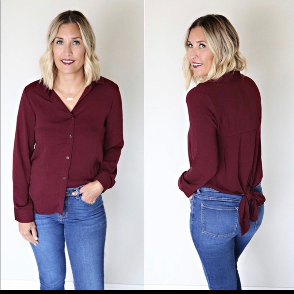 Cute Maroon Top *NEW*